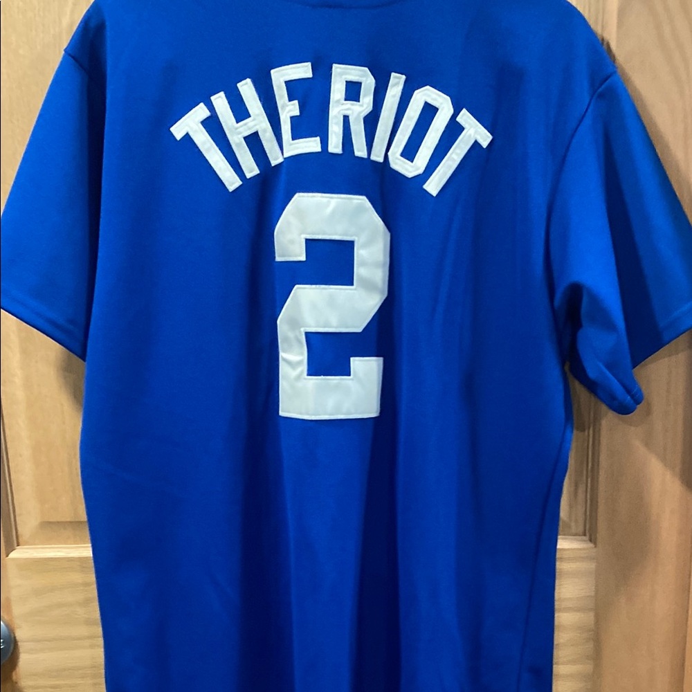Majestic Blue Cubs Jersey Classic Baseball Top - Picture 2 of 5
